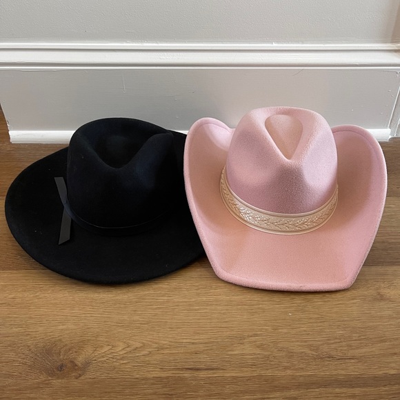 Altar'd State Accessories - Altar’d State Pink Western Cowboy Hat Universal Thread Wool Western Hat NWT